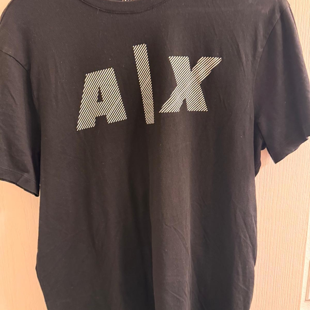 Armani Exchange Black Short Sleeve Tee